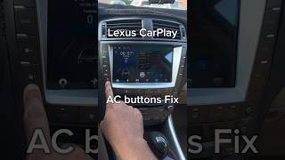 How to fix Lexus CarPlay AC buttons not working ￼ buildfix shorts [upl. by Audris255]