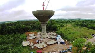 Time Lapse Video of Water Tank Construction in Spring Hill TN [upl. by Juta]