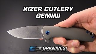 Kizer Cutlery Gemini Overview [upl. by Lerak]