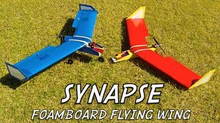 SYNAPSE Foamboard Flying Wing  Intro Video [upl. by Einahpehs]