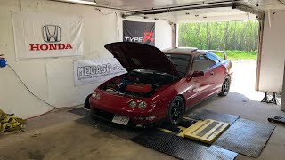 All Motor Integra GSR Crome Tune  Dyno Flywheel Issues [upl. by Sileray479]