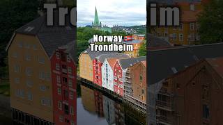 Discover Trondheim Aerial Views of Norways Gem 🇳🇴 [upl. by Dagley595]