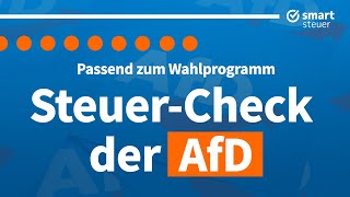 Das plant die AFD bei der STEUER Wahlprogramm AFD 2021 [upl. by Nauhs]