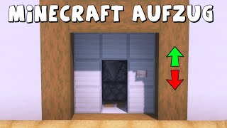 Minecraft Aufzug bauen einfach 117  Minecraft Fahrstuhl bauen Tutorial 117 Deutsch  Flash [upl. by Ekyt]