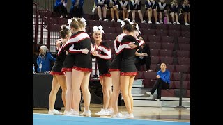 Hart places fourth in 2023 MHSAA Division 4 competitive cheer state finals [upl. by Eves]