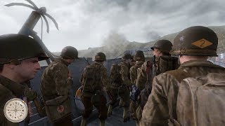 MOST EPIC SCREEN ADAPTATION OF THE DDAY IN GAMES  Call of Duty 2 [upl. by Nomyar]