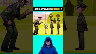 Qui a attaché le chien  🐕 quiz heroquiz animation enigmes shorts tiktok humour devinette [upl. by Eromle849]