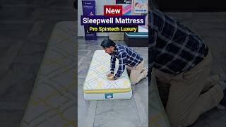 Sleepwell Spintech Luxury Mattress reels shorts sleepwell sleepwellmattress mattressreview [upl. by Nygem333]