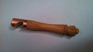 Woodturning A Bottle Opener [upl. by Ahsilak]