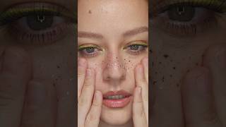 Pecas Metálicas freckles pamelasegura glitter makeup makeupreview makeupartist [upl. by Nerhe]