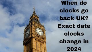 When the clocks go back  Time change in Britain  his landmark will still be wrong [upl. by Guarino]