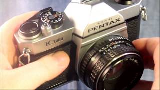 Pentax K1000 Operating [upl. by Fallon790]