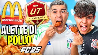 🍗 MANGIO ALETTA DI POLLO per OGNI GOL SUBITO da CHRISTIAN in WEEKEND LEAGUE su FC 25 [upl. by Gerkman]