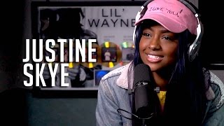 Justine Skye announces signed to Roc Nation Talks Being Friends w Kylie Jenner  DMs [upl. by Still885]