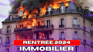 Immobilier Septembre 2024 📉 Rentrée compliquée Vente en Baisse Berezina dans le Bâtiment 💥 [upl. by Ecinaej]