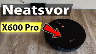 NEATSVOR X600 Pro Robot vacuum  6000PA Suction with [upl. by Ferreby]