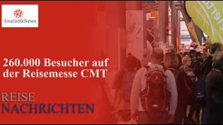 Reisemesse CMT zog 260000 Besucher nach Stuttgart [upl. by Yht]