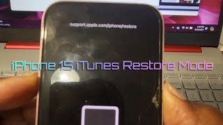 Follow These Steps To Restore Your iPhone 15  iTunes Ŕecovery  Restore Mode [upl. by Ahsatsana337]