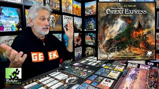 Horror on the Orient Express The Board Game ►►► Rahdos Prototype Thoughts [upl. by Enoyrt310]