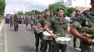 1ª CIA DE INFANTARIA  DESFILE CÍVICO 7 DE SETEMBRO 2013 [upl. by Newnorb]