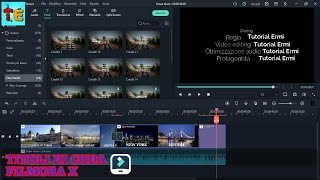 CREARE DEI TITOLI DI CODA CON FILMORA [upl. by Eihctir]