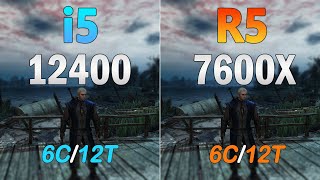 Ryzen 5 7600X vs i5 12400  Benchmarks in 10 applications  Which is better for electronic work [upl. by Esilenna]