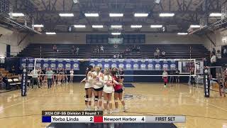 2024 Yorba Linda High School Girl’s Varsity Volleyball CIF Div 2 102324 YLHS vs Newport Harbor [upl. by Anthia]