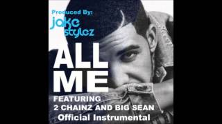 Drake  All Me Official Instrumental No Tags High Quality [upl. by Anabahs848]