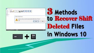 How to Recover files and folder for free in windows10 and 11 [upl. by Ahsaya]