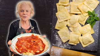 Italian Grandma Makes Amazing Ravioli from Scratch [upl. by Four]