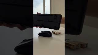 UNBOXING Logitech MK215 wireless keyboard and mouse combo [upl. by Adnov]