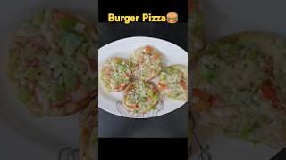 Burger Pizza  Light Cheese brunch  Veg snacks  Easy recipe  Atrangi Ahaar  Home Made [upl. by Asiluj999]