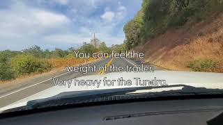 Tundra Towing Trailer How it feels like   POV [upl. by Yrome935]