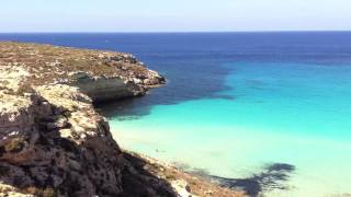 Rabbit Beach Lampedusa Islands of Sicily [upl. by Atineb]