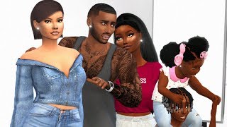 THE SIMS 4 ¦ CAS  BECK FAMILY   CC LIST [upl. by Nwahsd]