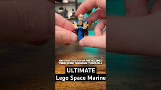 FINISHING The ULTIMATE Lego Space Marine Warhammer 40k lego warhammer40k spacemarine2 [upl. by Zzahc]