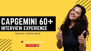 Capgemini 60 Latest Interview Experiences  Free Materials amp Insights  Placementdrive [upl. by Akim]