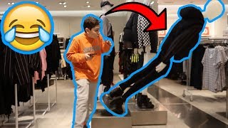 KNOCKING OVER MANNEQUINS AT THE MALL [upl. by Maillw543]