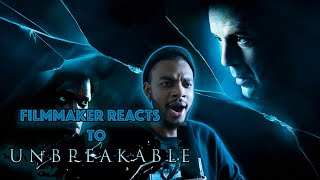 FILMMAKER MOVIE REACTION Unbreakable 2000 FIRST TIME REACTION [upl. by Sowell]