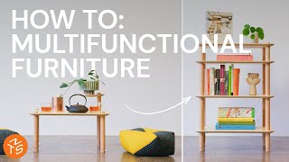 NEVER TOO SMALL Multifunctional Furniture for Your Living Room [upl. by Burne]