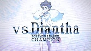 Pokemon X and Y  Champion Diantha Battle [upl. by Salene]