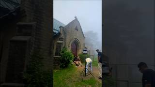 Song shoot in kasauli church sanishseth sethjifilms vlog directorlife kasauli church ch [upl. by Rimaa]