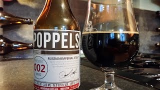 Poppels Bryggeri Projekt 002 Russian Imperial Stout  Swedish Craft Beer Review [upl. by Htelimay766]