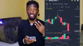 TRADING de CRYPTO sur TÉLÉPHONE pour la première fois sur Binance [upl. by Merrielle]