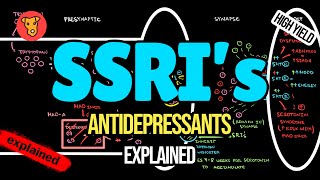 SSRI Mechanism of action Selective Serotonin Reuptake Inhibitors Side effects Pharmacology [upl. by Nnyletak]