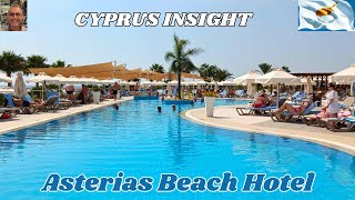 Asterias Beach Hotel Ayia Napa Cyprus  2024 Tour [upl. by Hgalehs]