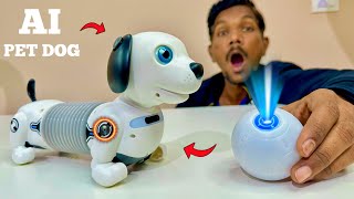 RC AI Smart Robo Dog Unboxing amp Testing  Chatpat toy TV [upl. by Colman]