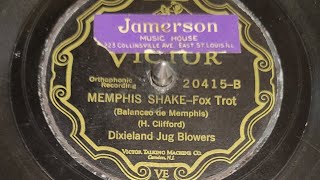 December 11 1926Memphis Shake by the Dixieland Jug Blowers A well loved and played record [upl. by Aenaj]