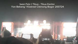 Iwan FalsTikusTikus KantorYon Bekang 1 Kostrad Cibinong Bogor 200724 iwanfals tikustikuskantor [upl. by Ardnaxila]