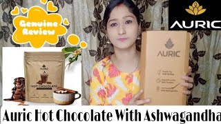 Auric Hot Chocolate With AshwagandhaHonest ReviewHealth Benefits100 Natural ☘️ [upl. by Rawdin]